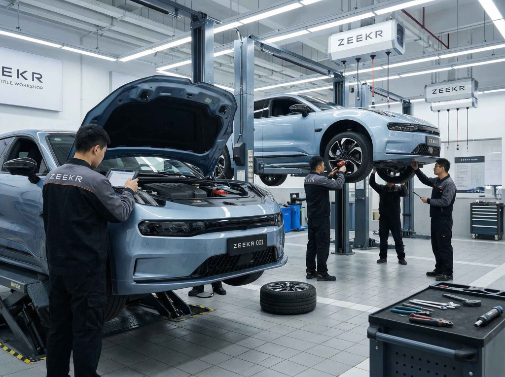 Техническое обслуживание автомобилей Zeekr