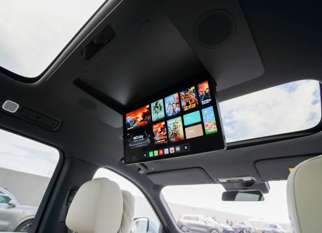 Экран для пассажиров Потолочный экран